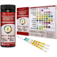 11 Parameter Urine Test Strips Liver, Diabetes & UTI Screening (Glucose, Bilirubin, Urobilinogen, Nitrite, Leukocytes)