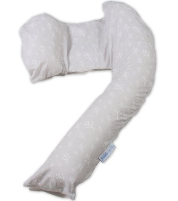 Dreamgenii Pregnancy Pillow - Floral Grey
