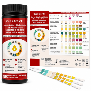 200 x 11 Parameter Urine Test Strips Diabetes, UTI, pH & more Tests– One Step
