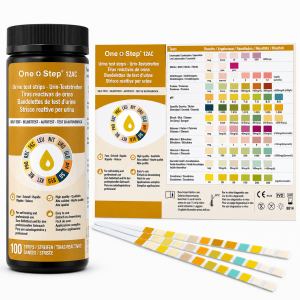 200 x 12 Parameter Urine Test Strips – Dipstick Tests, Diabetes, Infection, pH – One Step