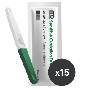 15 x sensitive midstream ovulation tests ( 20mIU)