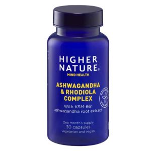 Ashwagandha & Rhodiola Complex 30 Tabs Higher Nature,