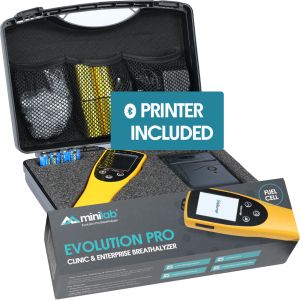 MINILAB EVOLUTION WITH PRINTER INCLUDED - ENTERPRISE LEVEL BREATHALYZER