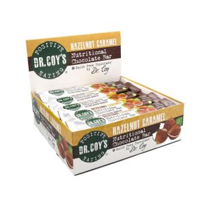 Dr. Coy's Hazelnut Caramel Chocolate (Box of 20 x 35g)