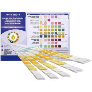10 Parameter Urine Test Strips Diabetes, UTI, pH & More 25 Test Pack (5x5) – One Step