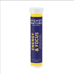 Energy & Focus Effervescent 20 Tabs Higher Nature,