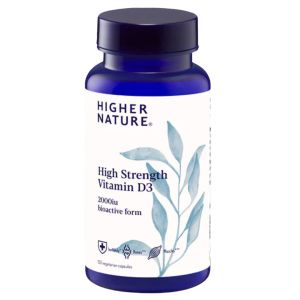 High Strength Vitamin D3 2000iu 120 Caps Higher Nature,