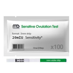 100 x Sensitive Ovulation Test Strips (20 mIU)