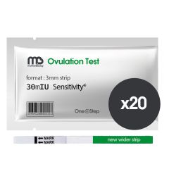 20 x Ovulation Tests Strips ( 30 mIU)