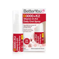 Better You D3000 + K2 Oral Spray (12ml)