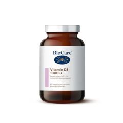 BioCare Vitamin D3 1000iu 60 Capsules