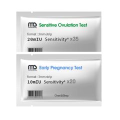 Value Pack ! 35 Ovulation Tests & 20 Early Pregnancy Tests