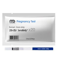 20 x PREGNANCY TESTS STRIPS ( 25 mIU)