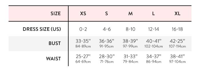sizing chart sizing chart