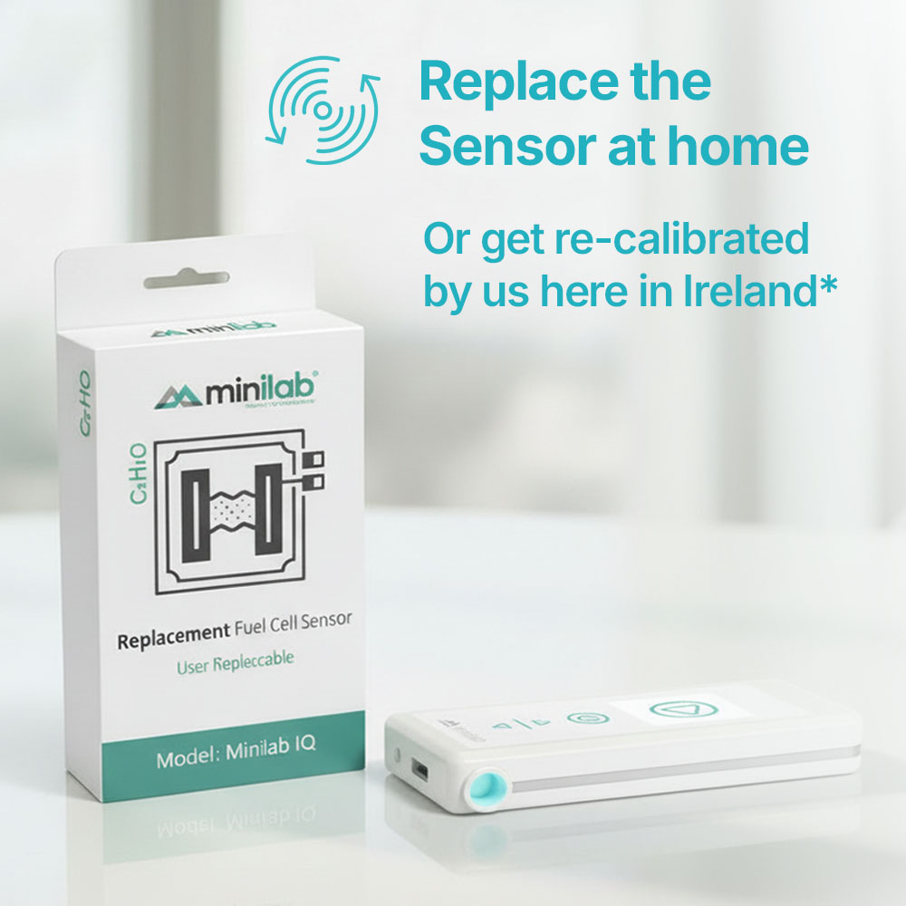 replaceable fuel cell breathalyzer easy fit